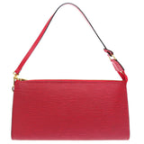 Louis Vuitton Epi Pochette Accessory Red Handbag 0193 Louis Vuitton