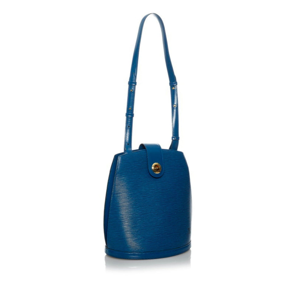 Louis Vuitton Epi Cluny One Shoulder Bag Toledo Blue Leather Ladies Louis Vuitton