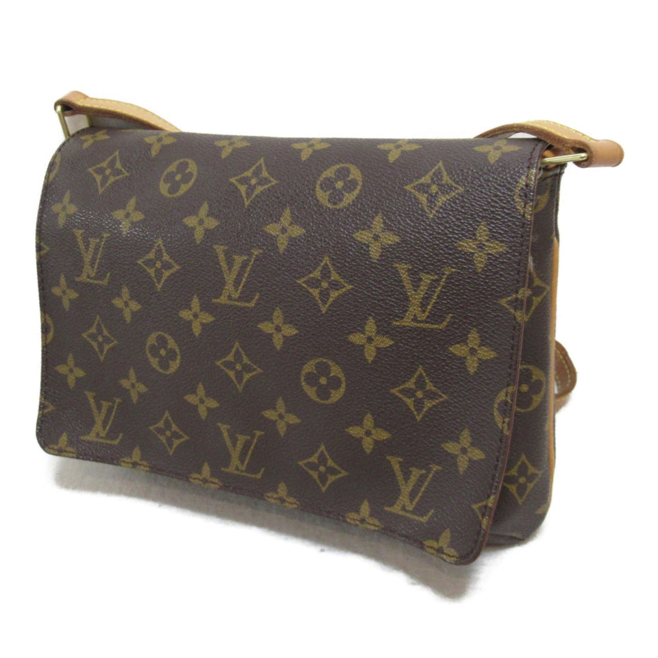 Louis Vuitton Mtte Tango Short Shoulder Bag Brown Monogram PVC coated canvas