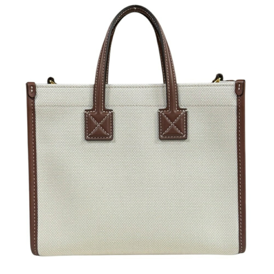 Burberry Brown Cotton Leather Shoulder Bag ( )