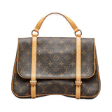 Louis Vuitton Monogram Marel Sack Ad Rucksack Backpack Brown PVC Leather Ladies