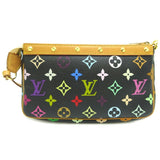 Louis Vuitton Pochette Accessory Women's Pouch Monogram Multicolor Noir [Black] Clutch