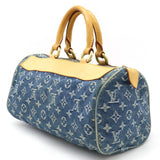 Louis Vuitton Monogram Neo Handbag Boston Bag Blue