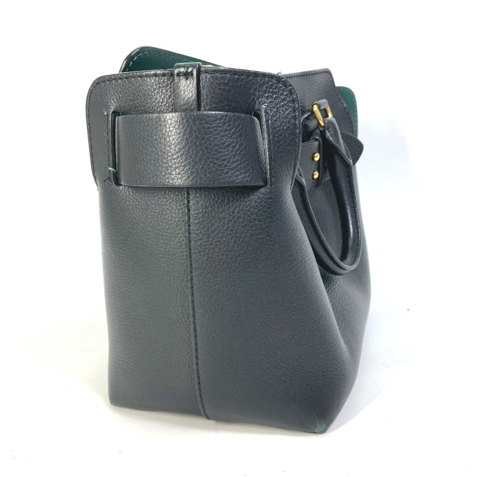 Burberry Black Leather Shoulder Bag ( )