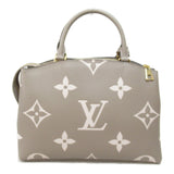 Louis Vuitton Petit Palais PM 2wayShoulder Bag Gray Turtrail claims Monogram empreinte leather