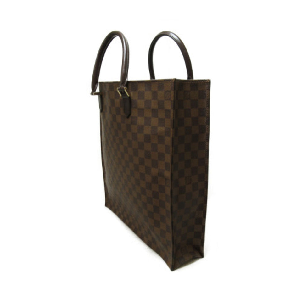 Louis Vuitton Sac Plat Brown Ebene Damier PVC coated canvas Handbag