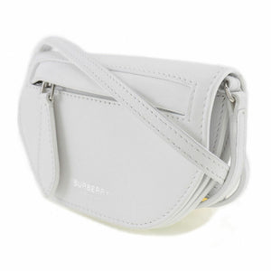 Burberry White Leather Shoulder Bag ( )
