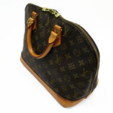 Louis Vuitton Handbag Monogram Alma Brown Canvas