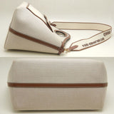 Burberry Gold Canvas Leather Tote Bag ( )