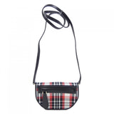 Burberry Black Multi-Color Red Color White Handbag Pochette Shoulder Bag ( )