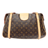 Louis Vuitton 19 Year Monogram Stresa PM Shoulder Bag Tote Ladies Brown