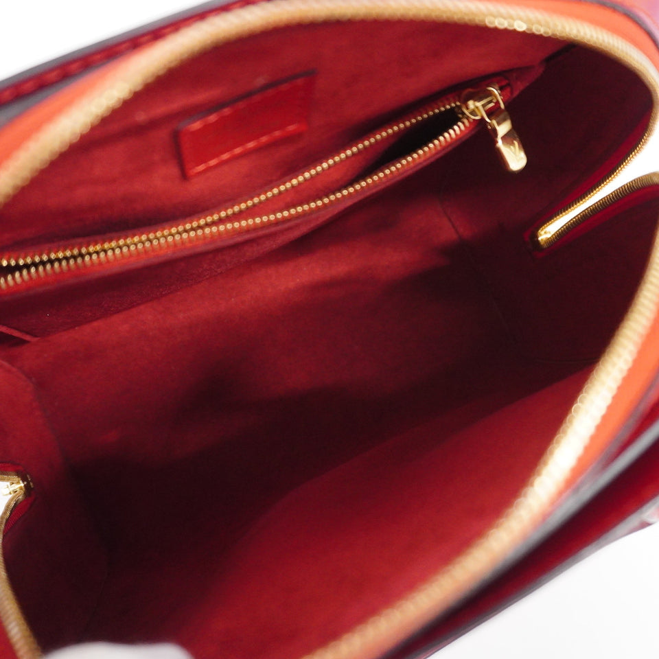 Louis VuittonAuth Epi Pont Neuf Women's Handbag Castilian Red
