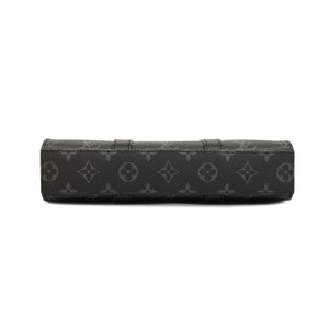 Louis VuittonAuth Monogram Eclipse 2WAY Bag Sack Plastic Cloth