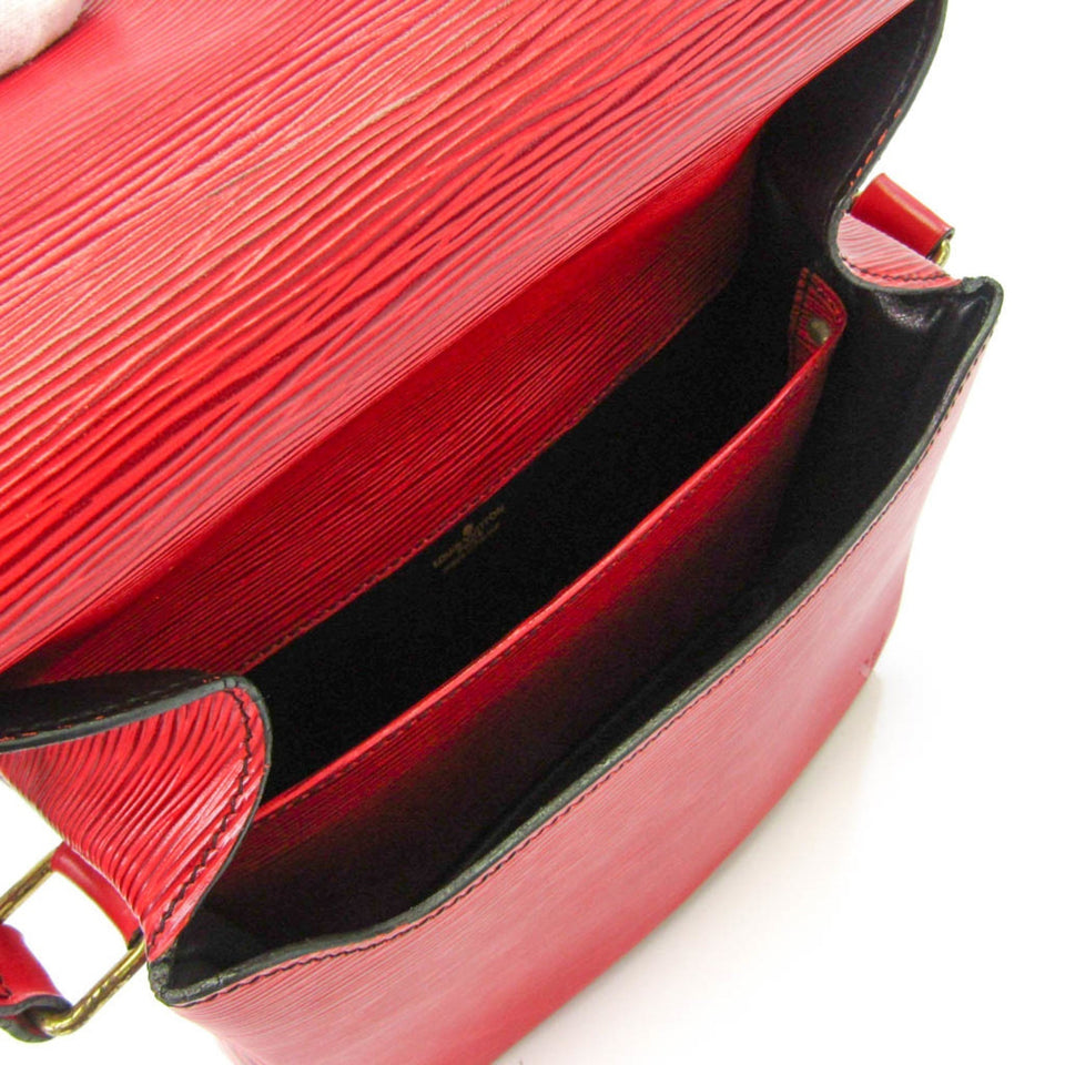 Louis Vuitton Epi Cartouchiere Women's Shoulder Bag Castilian Red