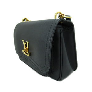 Louis Vuitton Rock Me Chain Shoulder Bag Black Black Calfskin Calfskin [cowhide]