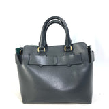 Burberry Black Leather Shoulder Bag ( )