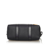 Louis Vuitton Damier Distorted City Keepall Shoulder Bag Black Grain Leather Men's Louis Vuitton