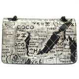 Chanel Matrasse Print Double Flap Silver Chain Bag – Bags Junction
