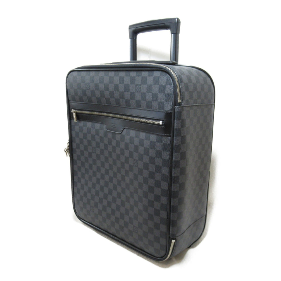 Louis Vuitton Pegas 45 carry bag Gray Damier graphite PVC coated canvas