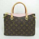 Louis Vuitton Palas BB 2way Shoulder Bag Brown Rose poodle Monogram PVC coated canvas