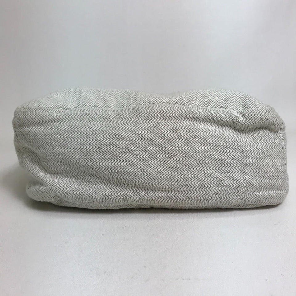 Hermes Pouch Towal chevron Beige type Foolby 25 Women