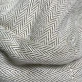 Hermes Pouch Towal chevron Beige type Foolby 25 Women