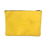 Hermes Pouch polyamide yellow Neovan MM Leopard