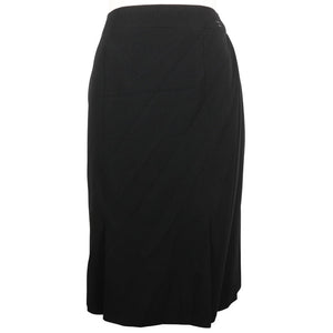 Chanel Wool Skirt Black P24940V08903
