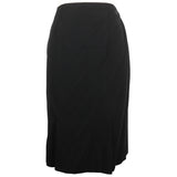 Chanel Wool Skirt Black P24940V08903
