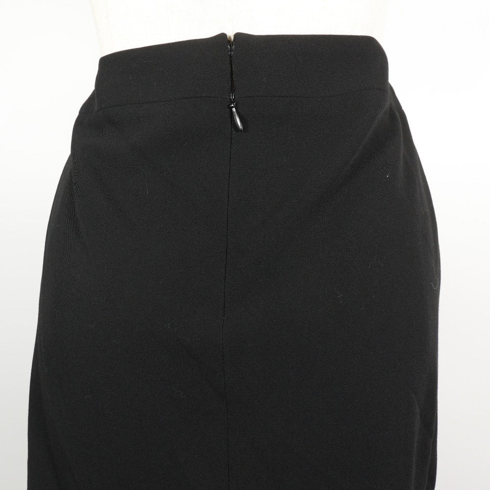 Chanel Wool Skirt Black P24940V08903