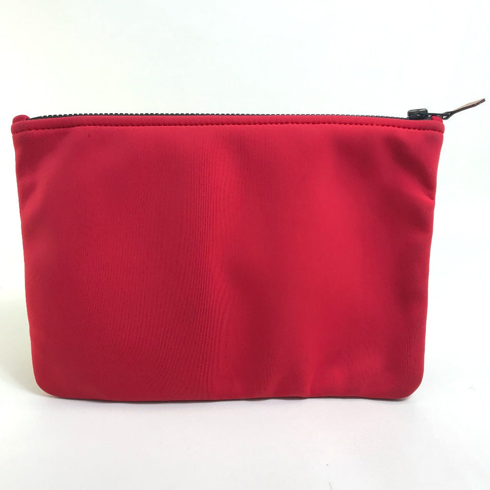 Hermes Pouch polyamide Red Neovan Truth Flat MM Women