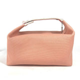 Hermes Handbag canvas pink BRIDE ABLACK GM Women