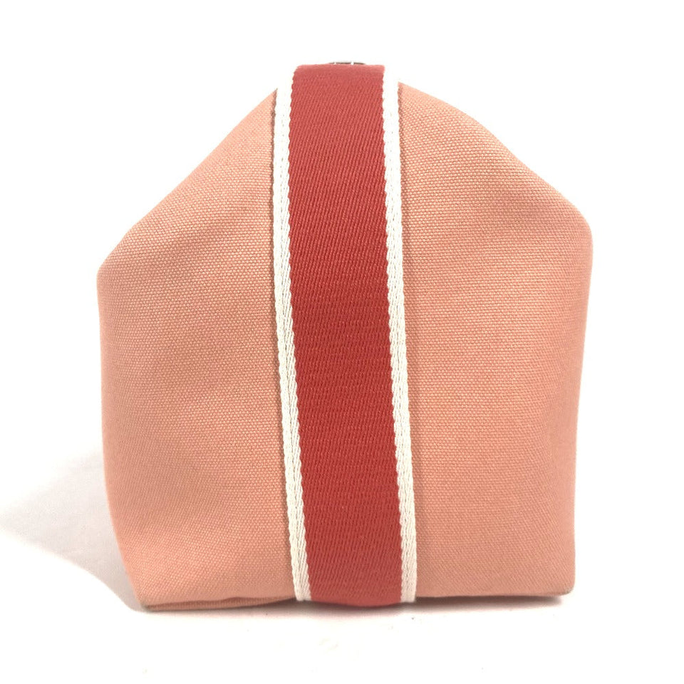 Hermes Handbag canvas pink BRIDE ABLACK GM Women