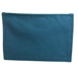 Hermes Pouch canvas Blue type bicycle studs velocipedist unisex(Unisex)