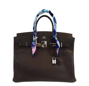 HermesBirkin 35 Cacao Bag PHW