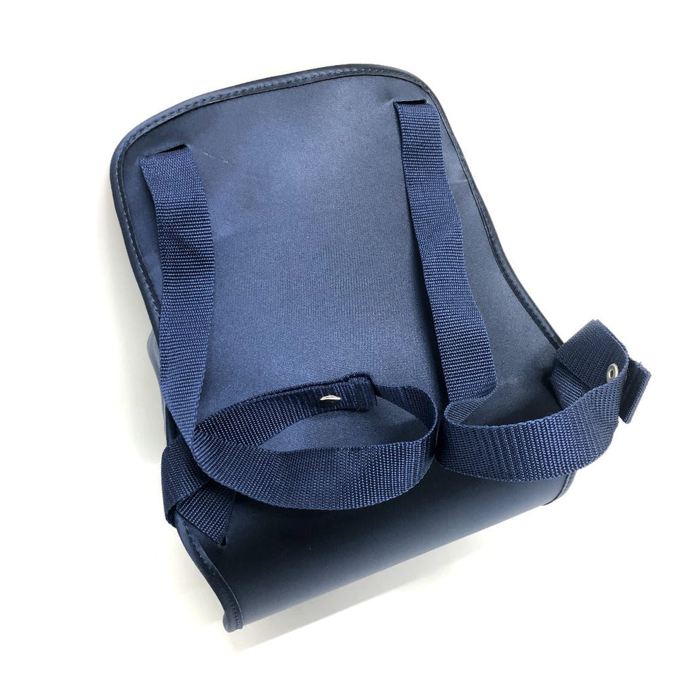 Hermes Backpack canvas blue Star Travel Exhibition 1999 Limited Sherpa Backpack Women