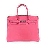HermesBirkin 35 Rose Lipstick PHW