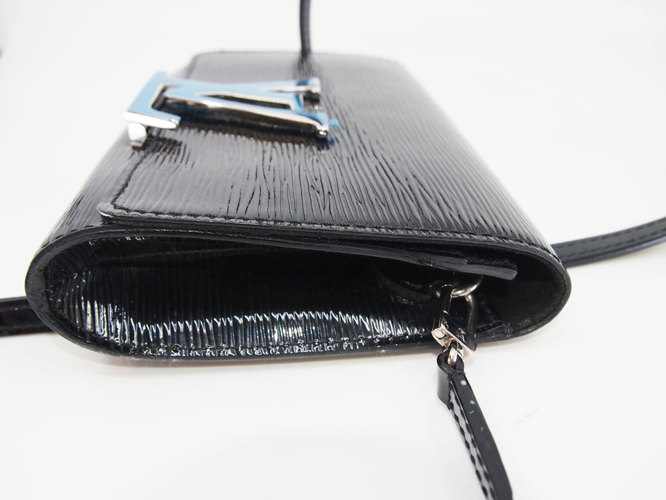 Louis Vuitton Louise PM Epi Patent Clutch