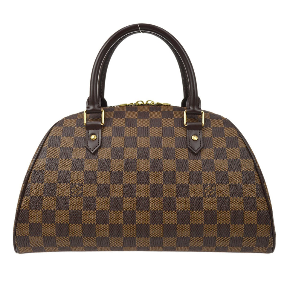Louis Vuitton? RIVERA MM HAND BAG DAMIER EBENE