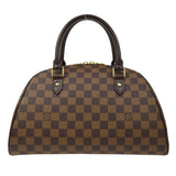 Louis Vuitton? RIVERA MM HAND BAG DAMIER EBENE