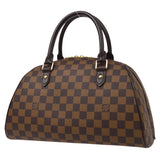 Louis Vuitton? RIVERA MM HAND BAG DAMIER EBENE