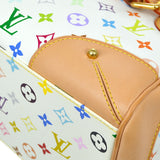 Louis Vuitton? 2011 CLAUDIA HAND BAG WHITE MONOGRAM MULTI