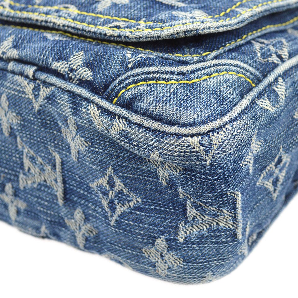 Louis Vuitton? 2007 CAMERA BAG SHOULDER BAG INDIGO MONOGRAM
