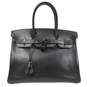 Hermes * 2011 BIRKIN 30 So Black Box calf