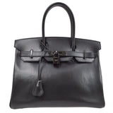 Hermes * 2011 BIRKIN 30 So Black Box calf