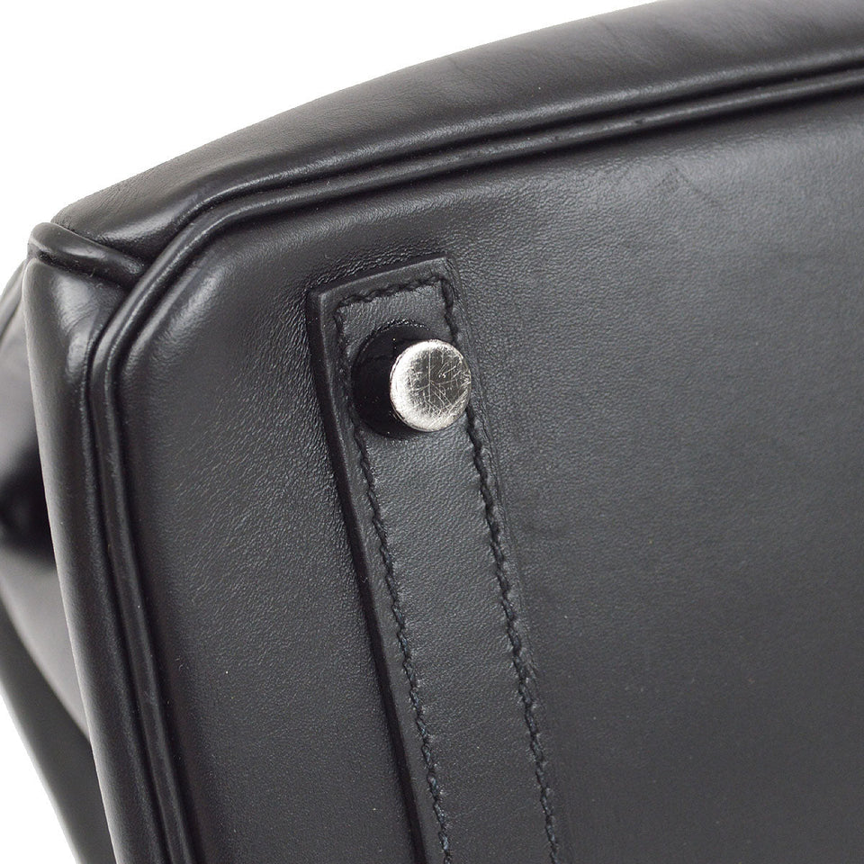 Hermes * 2011 BIRKIN 30 So Black Box calf