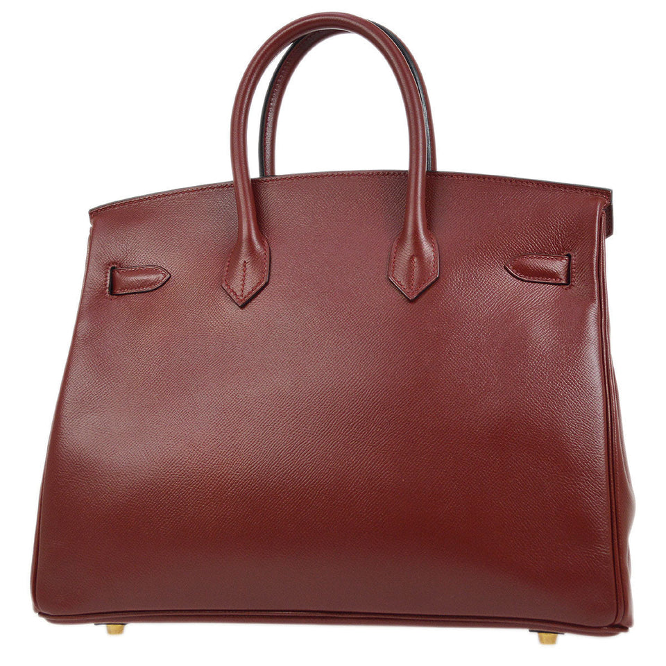 Hermes 2002 BIRKIN 35 Rouge H Courchevel