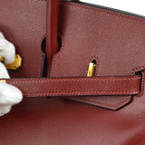Hermes 2002 BIRKIN 35 Rouge H Courchevel