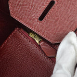 Hermes 2002 BIRKIN 35 Rouge H Courchevel
