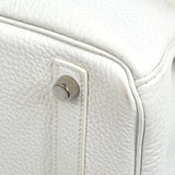 Hermes * BIRKIN 30 White Taurillon Clemence